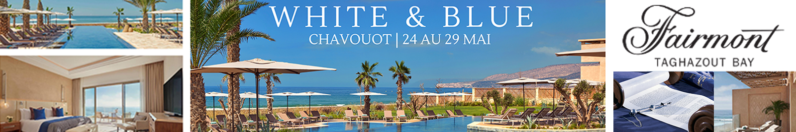 White and Blue Fairmont